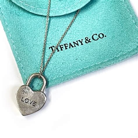 lock with love tiffany|tiffany love necklace silver.